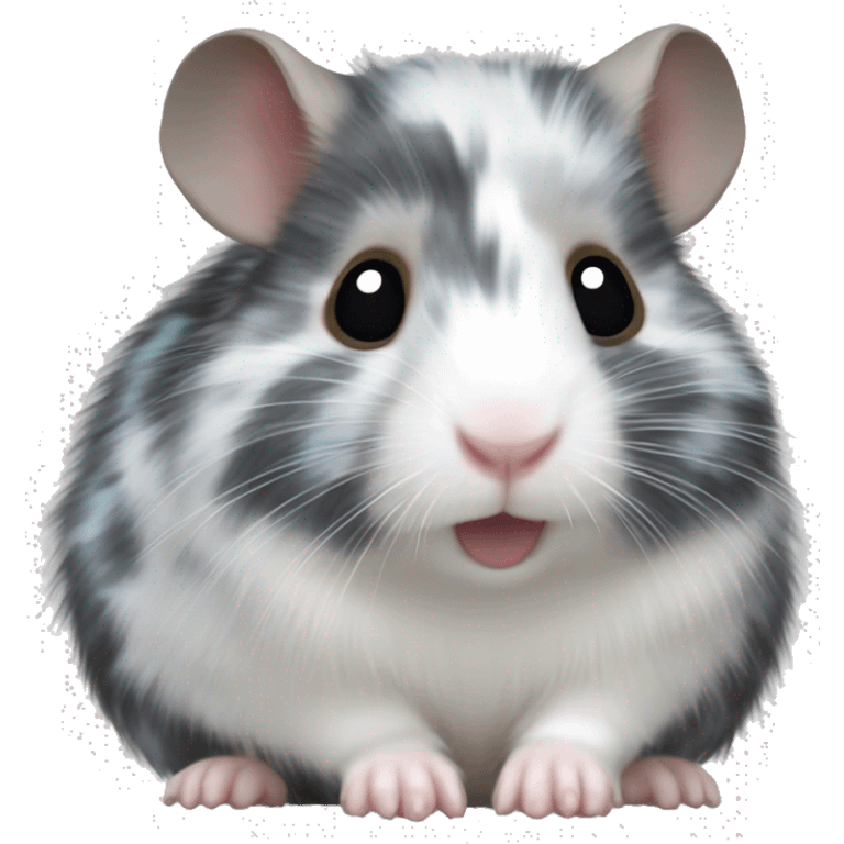 Blue Merle syrian hamster emoji