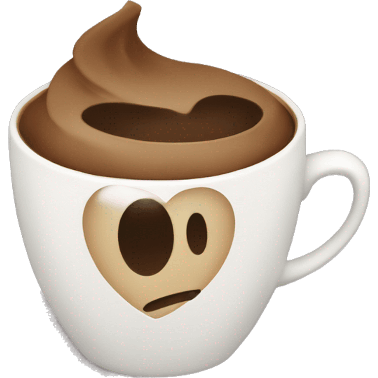 coffee lovestruck emoji