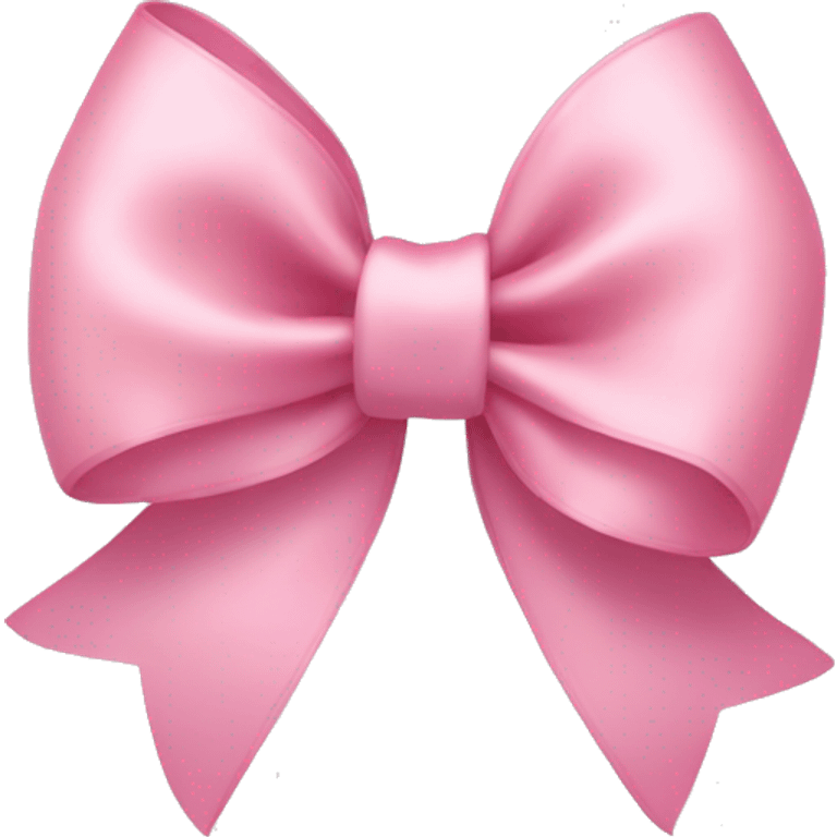 light pink ribbon bow emoji