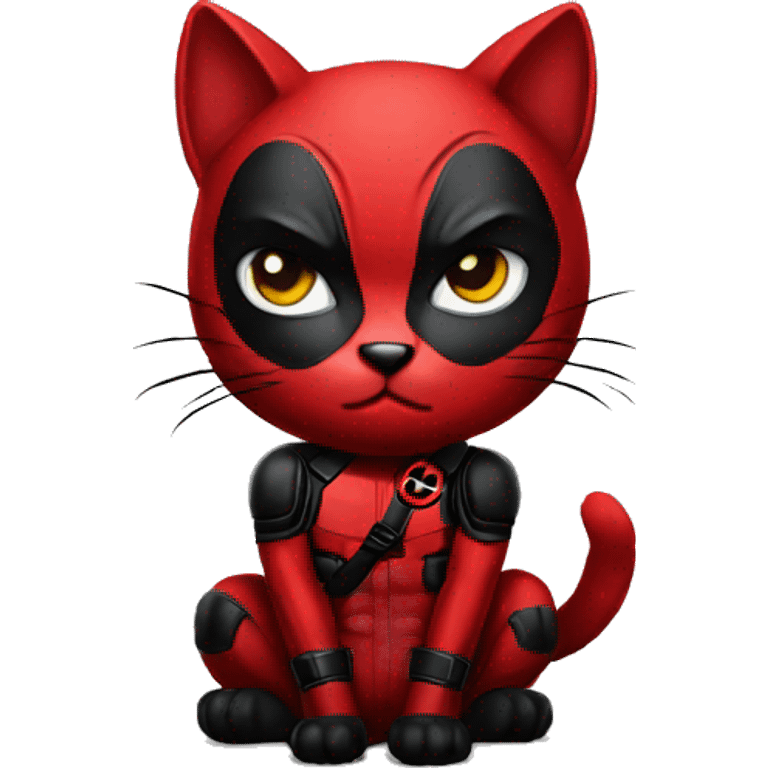 Deadpool cat emoji