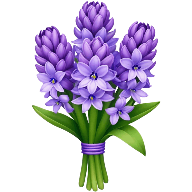 a light bouquet of Hyacinth emoji