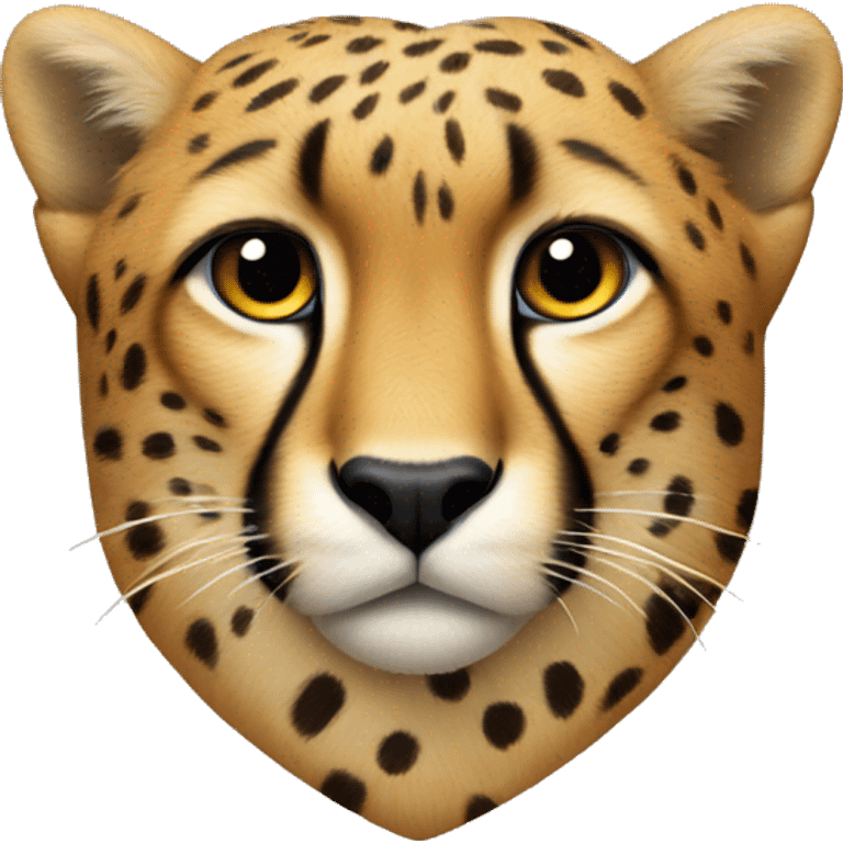 Cheetah heart emoji