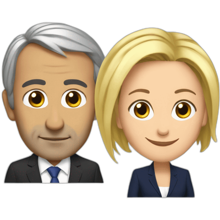 Zemmour and le pen emoji