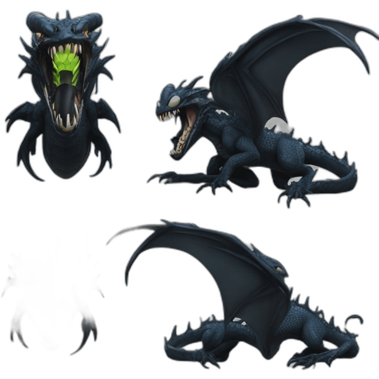 venom symbiont dragon emoji