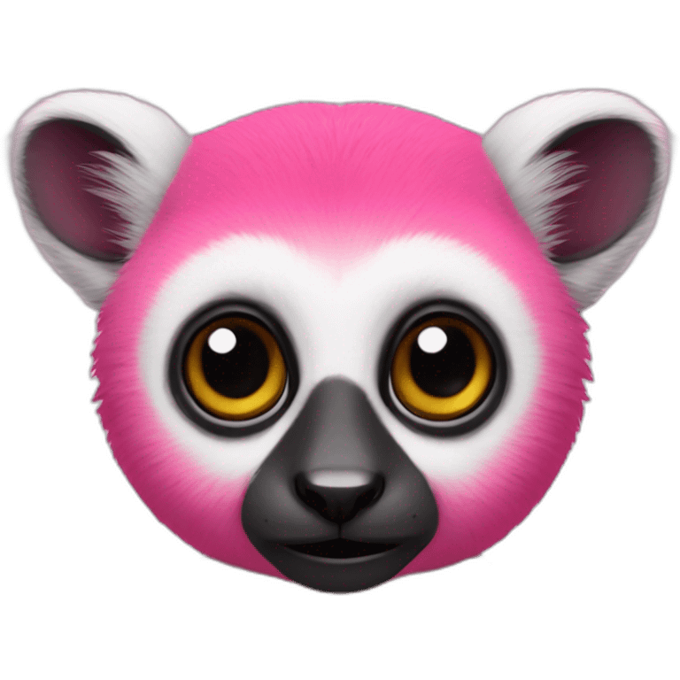 Pink lemur emoji