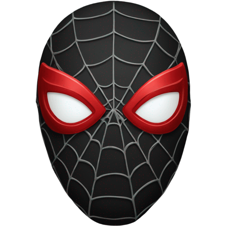 Black Spider - Man Mask emoji