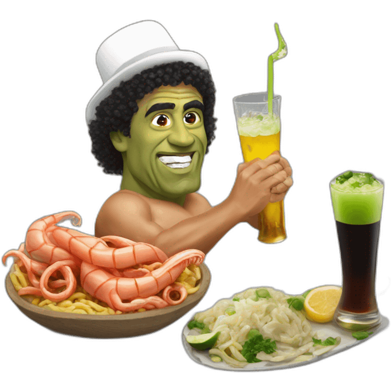 Hasidic Hulk Hogan’s bar mitzvah eating squid emoji