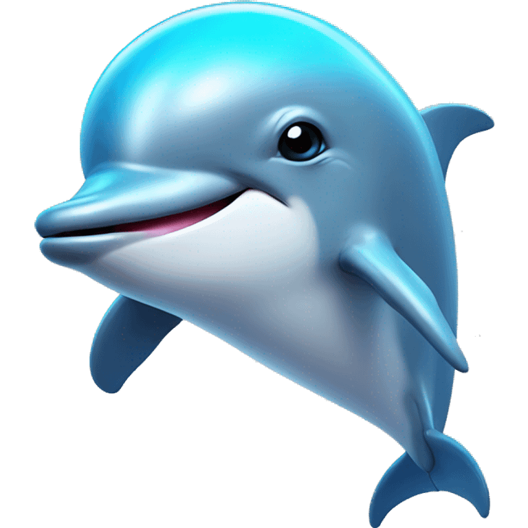 dolphin with laser on head emoji