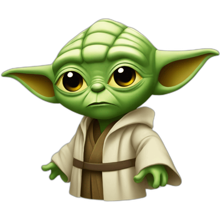 Yoda disco emoji