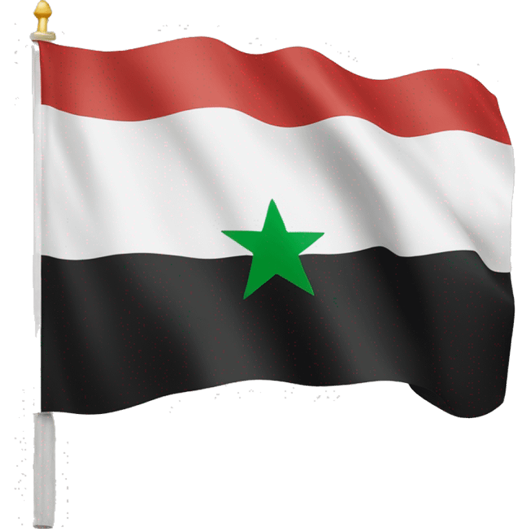 Syrische  Flagge  emoji