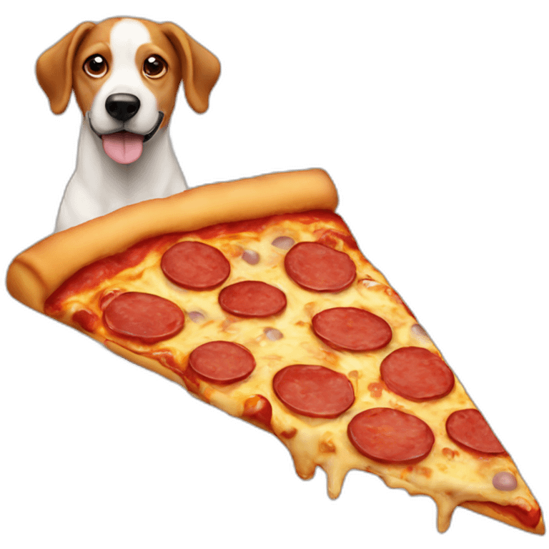 Pizza dog emoji