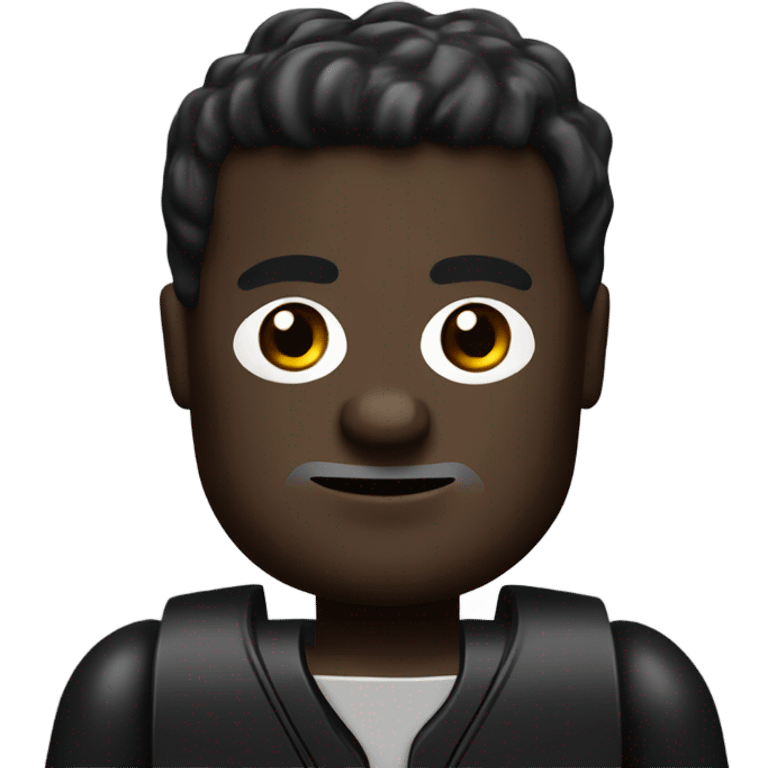 black Lego man  emoji