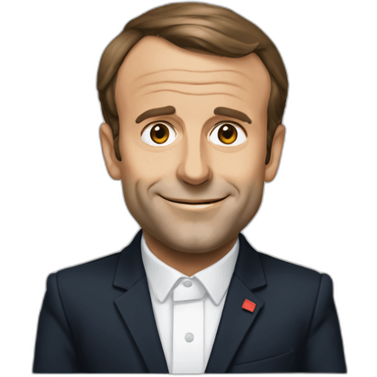 Emmanuel Macron emoji