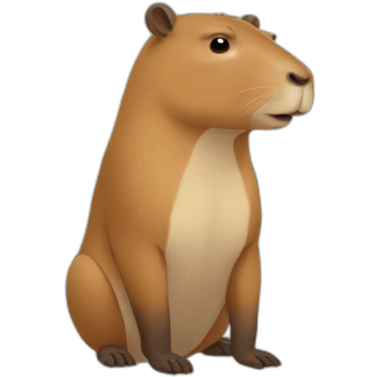 happy sad capybara emoji