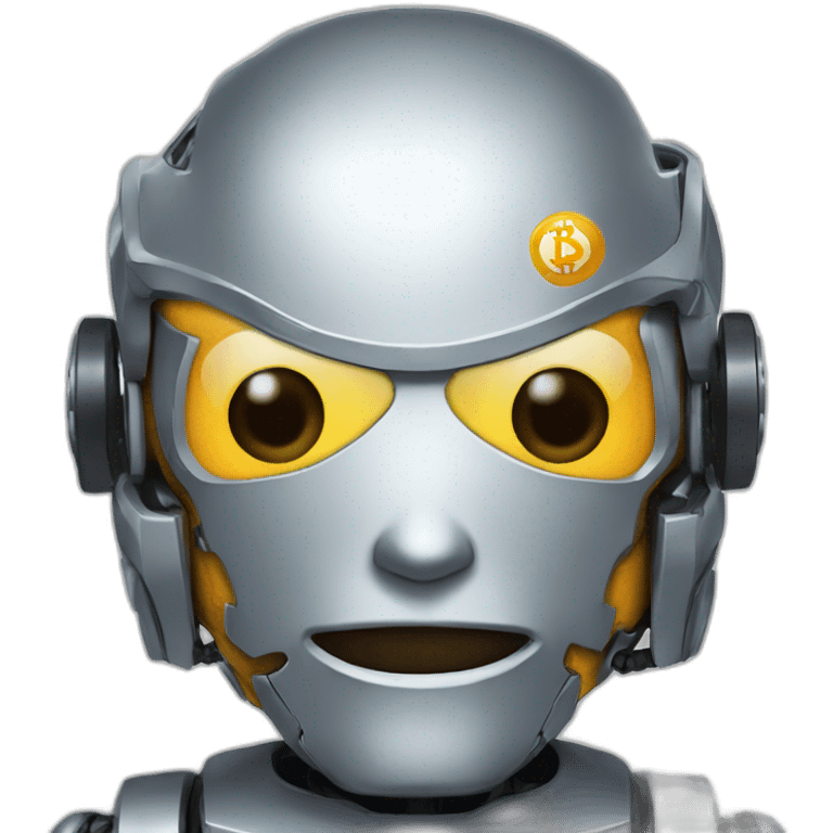 bitcoin robot milioner emoji