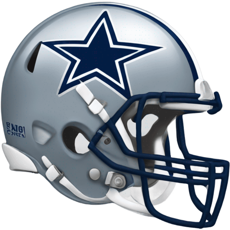 Dallas Cowboys helmet emoji