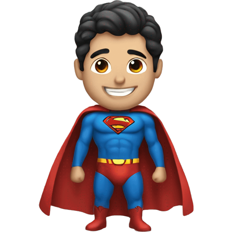 Superman smiling emoj emoji