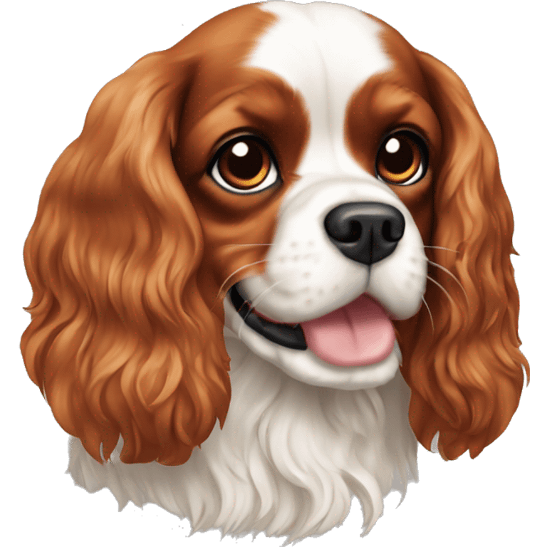 cavalier king charles spaniel  emoji