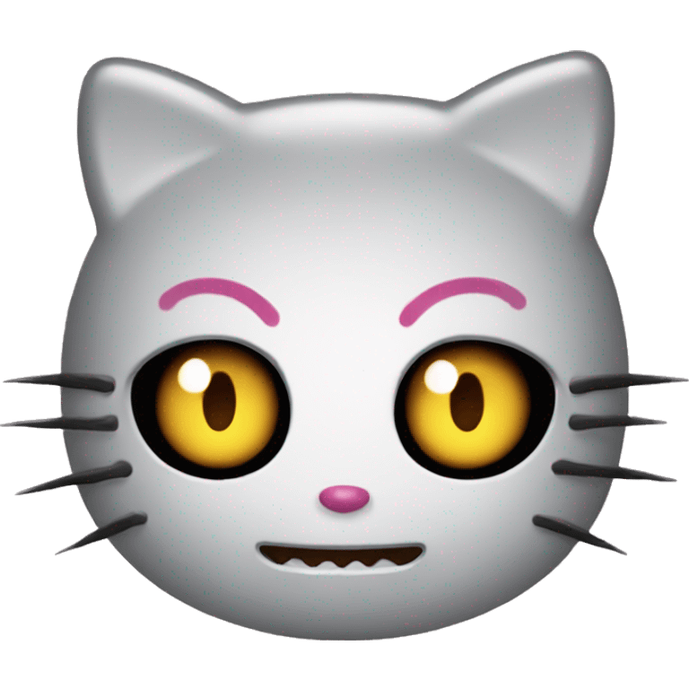 scary hello kitty emoji