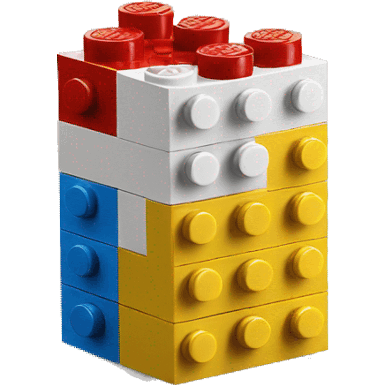 Lego block emoji