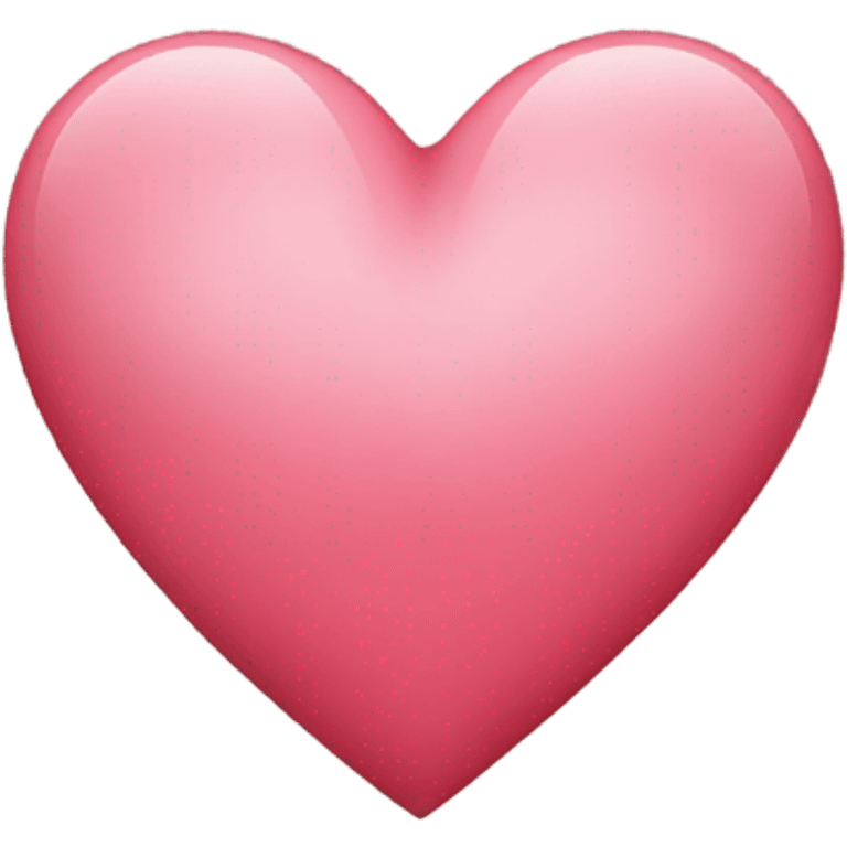 A elegant love heart emoji