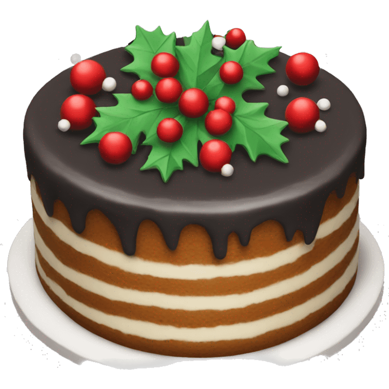 christmas cake emoji