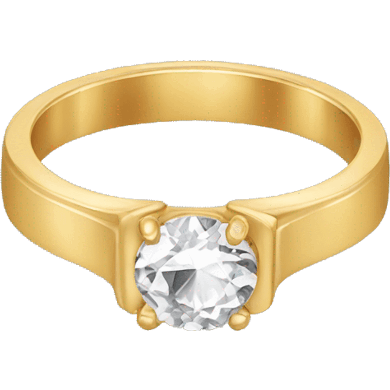 gold engagement ring  emoji