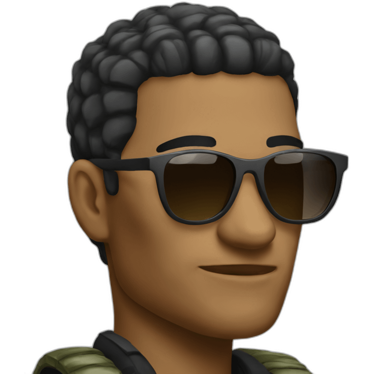 Cobra Tate with sunglasses emoji