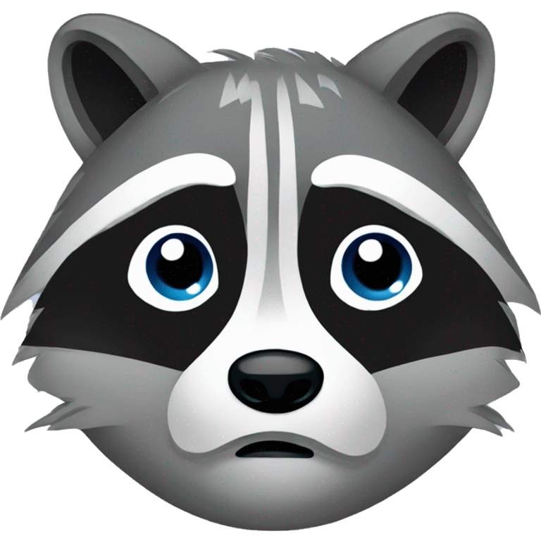 Crying raccoon  emoji