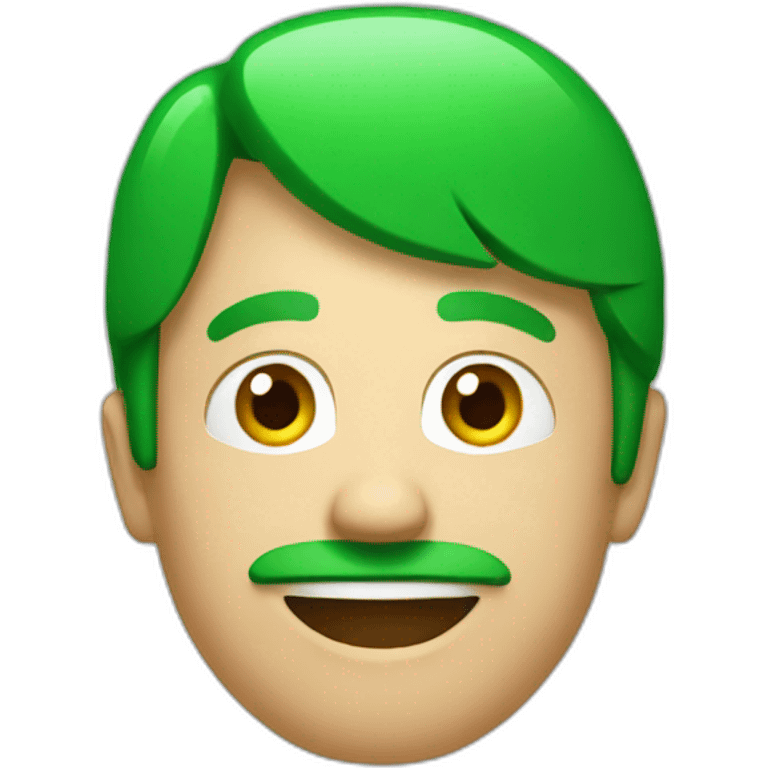 Youtube green emoji