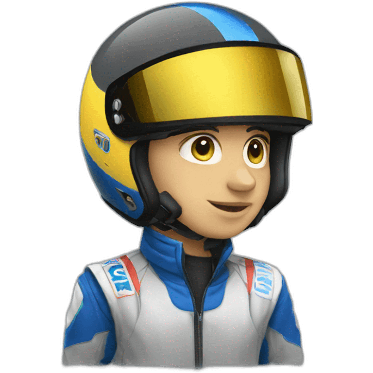 Karting racer emoji