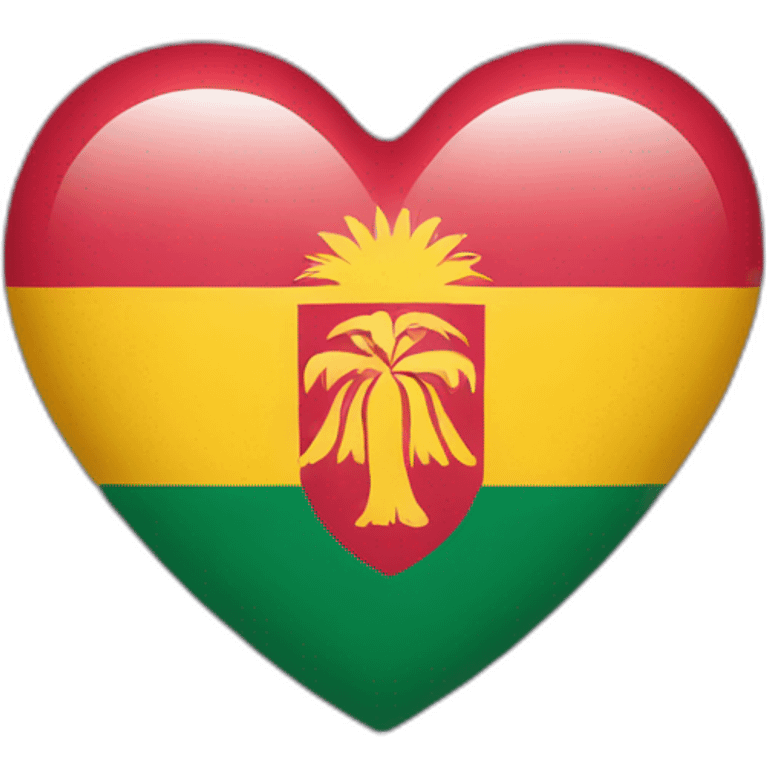 heart with srilankan flag emoji