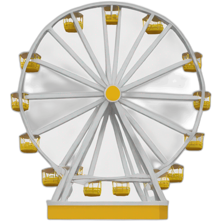 White ferris wheel emoji