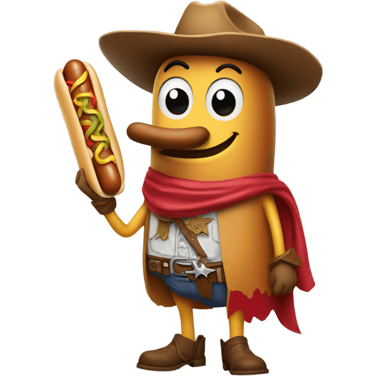 hot dog cowboy emoji