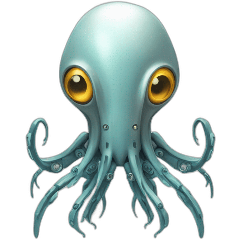 Robot squid ai emoji