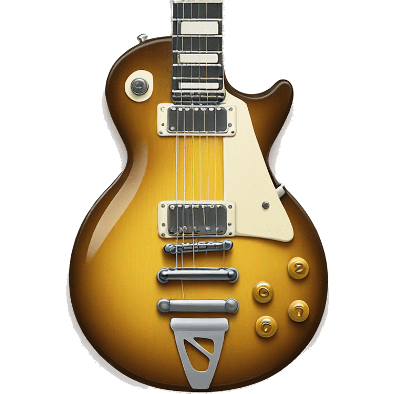 Les paul guitar emoji