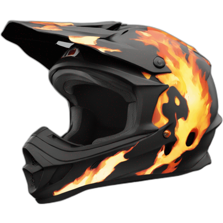 dirtbike-fire-helmet emoji