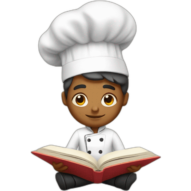 chef reading book emoji