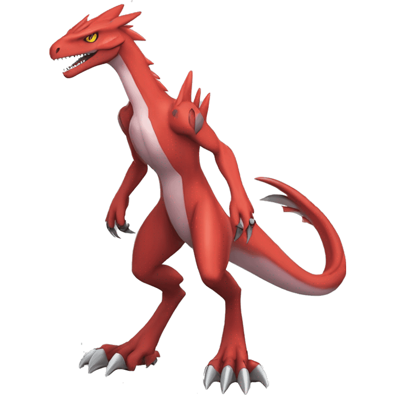  Cool Edgy Digimon-Fakemon-Guilmon-Genesect-Velociraptor-Dragon full body emoji