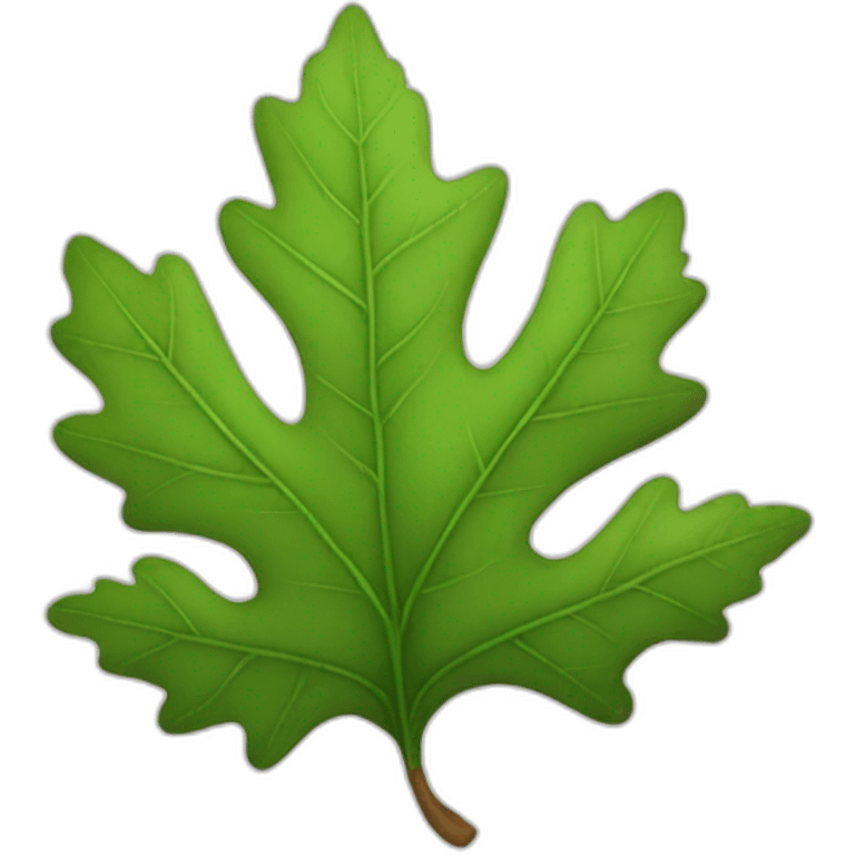 oak leaf emoji