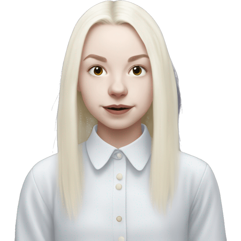 Little cute girly phoebe bridgers ghost emoji