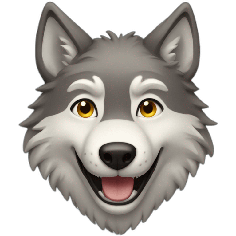 smiling wolf emoji