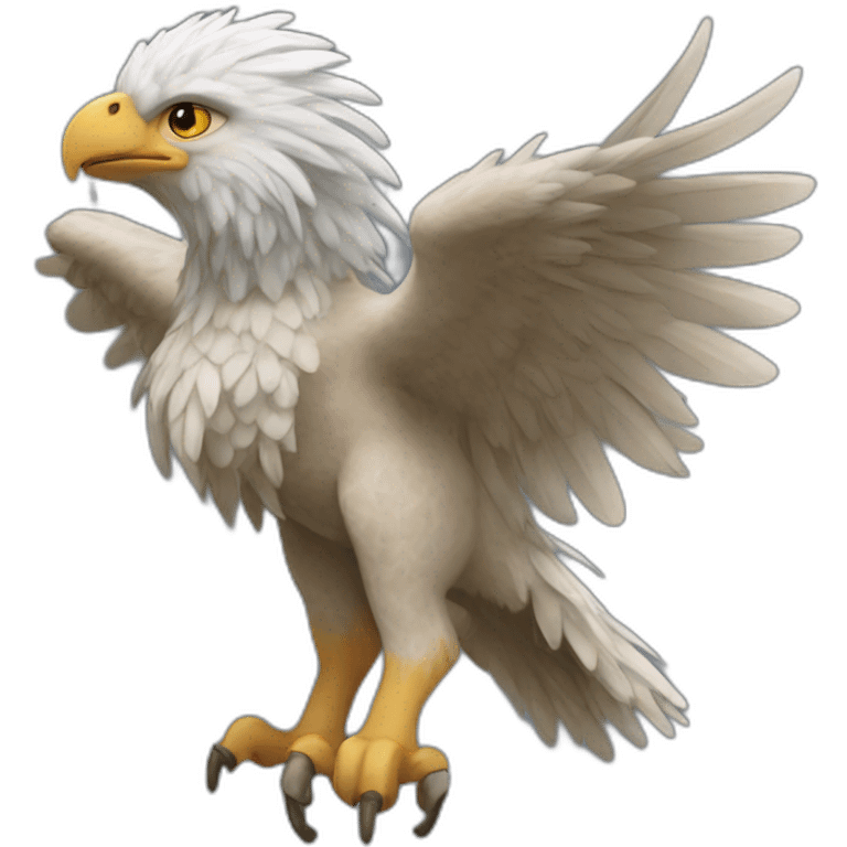 Un daguet sur un griffon emoji