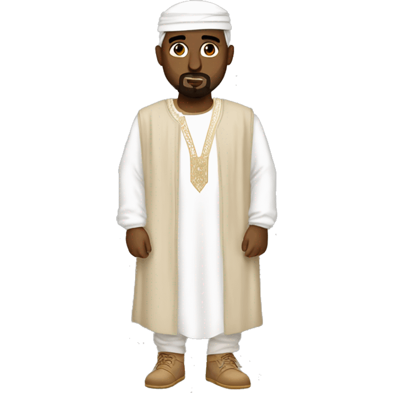 Kanye west wearing Arabic outfit emoji