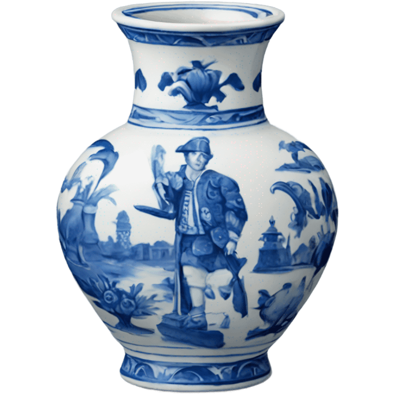 Delftware pottery emoji