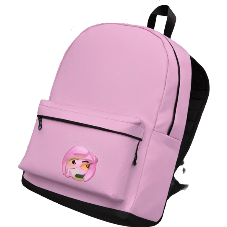 school backpack pink emoji