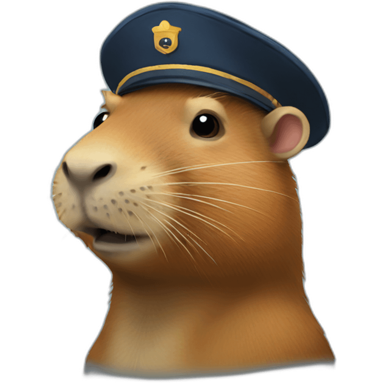 captain capybara emoji