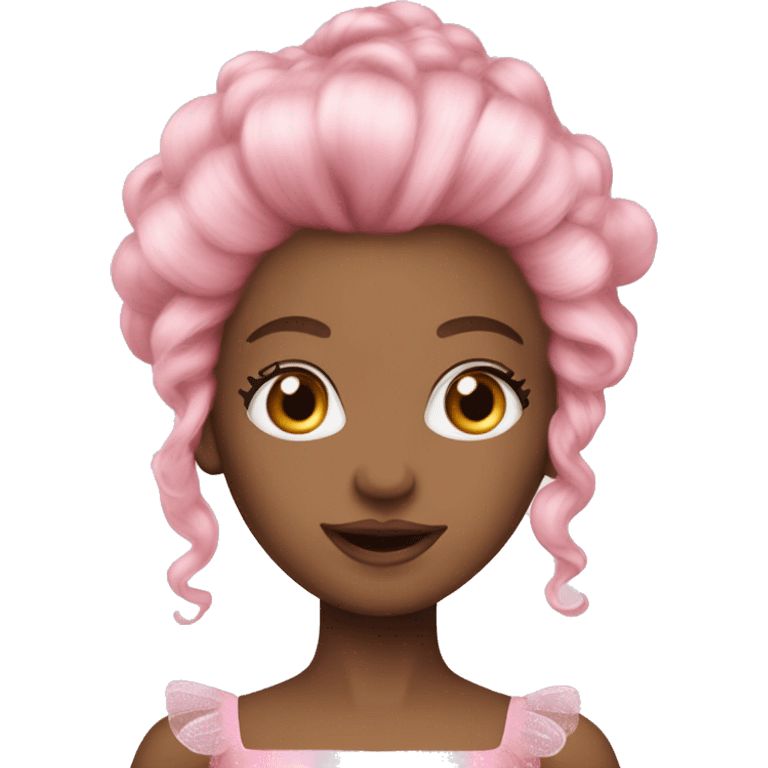 Sugarplum Fairy Nutcracker pink hair emoji