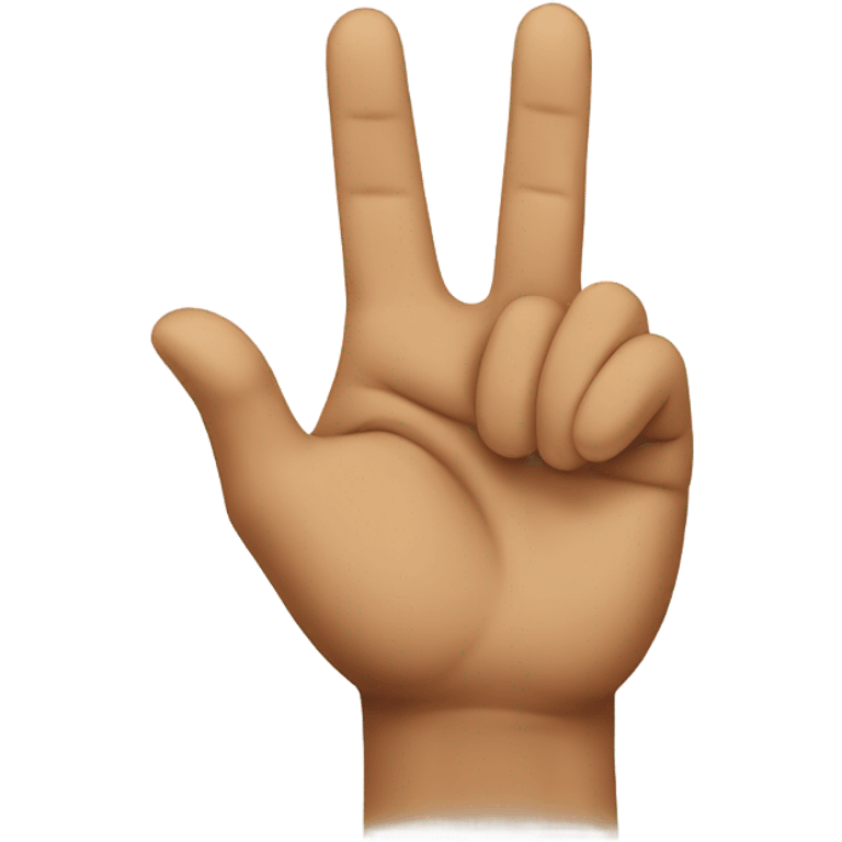 Person with fingers pointing inward  emoji