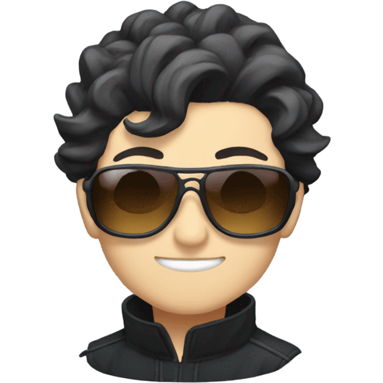 Tanjiro komada with sun glasses emoji